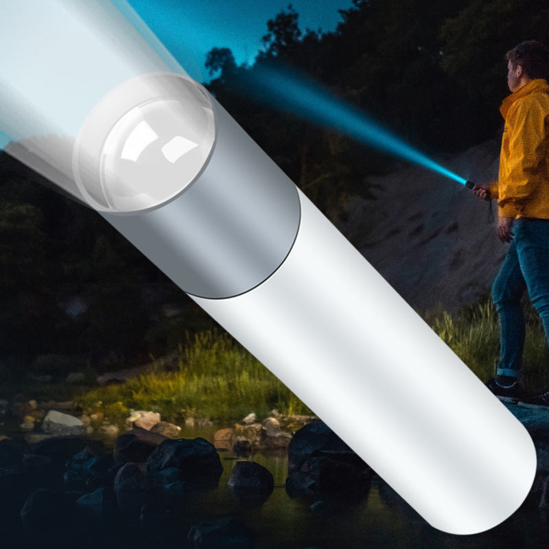 Flashlight zoom led rechargeable mini flashlight